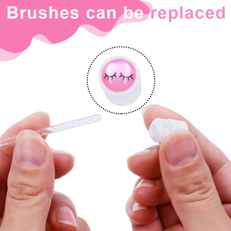 20Pcs/Lot Dust-Proof Eyelash Brush Tube Empty Reusable Lash Mascara Wand Case Replaceable Makeup Applicators Container wholesale