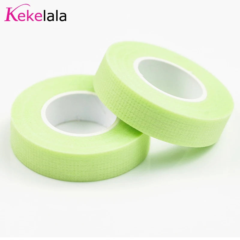 Kekelala 4 Rolls Colorful Eyelash Extension Tapes Soft Medical Breathable Adhesive Tape Cutter for False Lashes Makeup Tools