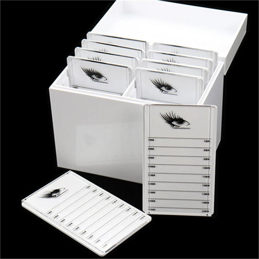 HOT 5/10 Layers Lashes Storage Box Display Stand Organizer Box Eyelashes Glue Pallet Eyelash Extension Makeup Tools