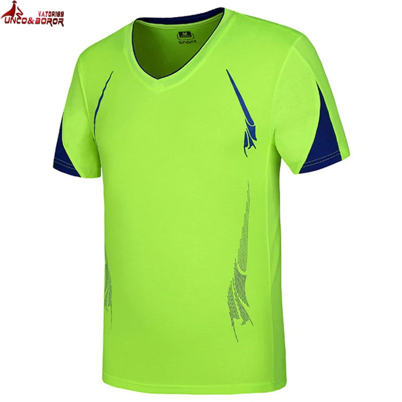 Plus size 7XL 8XL 9XL t shirt men summer new Tops & Tees Quick Dry fitness for gym joggers running sporting T-shirt Man Clothing