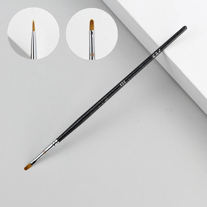 1pc Precision Eyeliner Beveled Concealer Makeup brushes tapered Eyelid Make up brush Flat liner liquid eyebrow 406 712 722