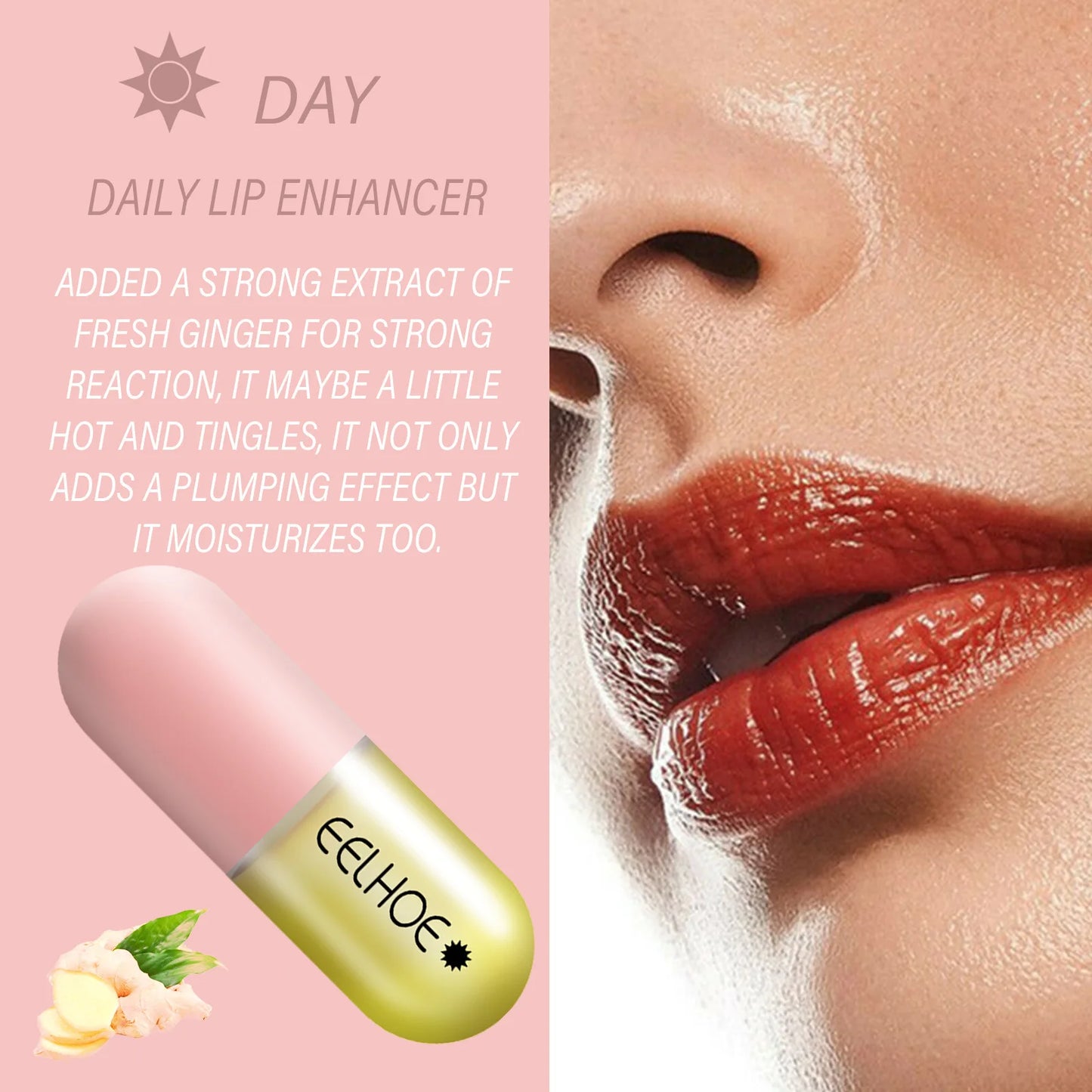 Lip Plump Serum Increase Lips Elasticity Instant Volumising Essential Oil Reduce Fine Lines Moisturizing Nourish Sexy Lip Care