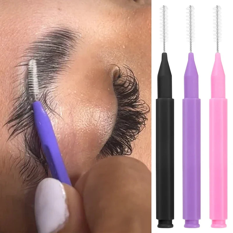 10pcs/Bag Disposable Eyebrow Mini Brush and Brow Lift Tool Eyelash Extension Comb Perm Brush Lash Accessories for Beauty Makeup