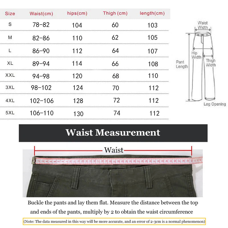 2024 City Tactical Pants Men  Cargo Trousers Multi-pocket Waterproof Pant Casual Outdoor Training Overalls Clothing Hiking