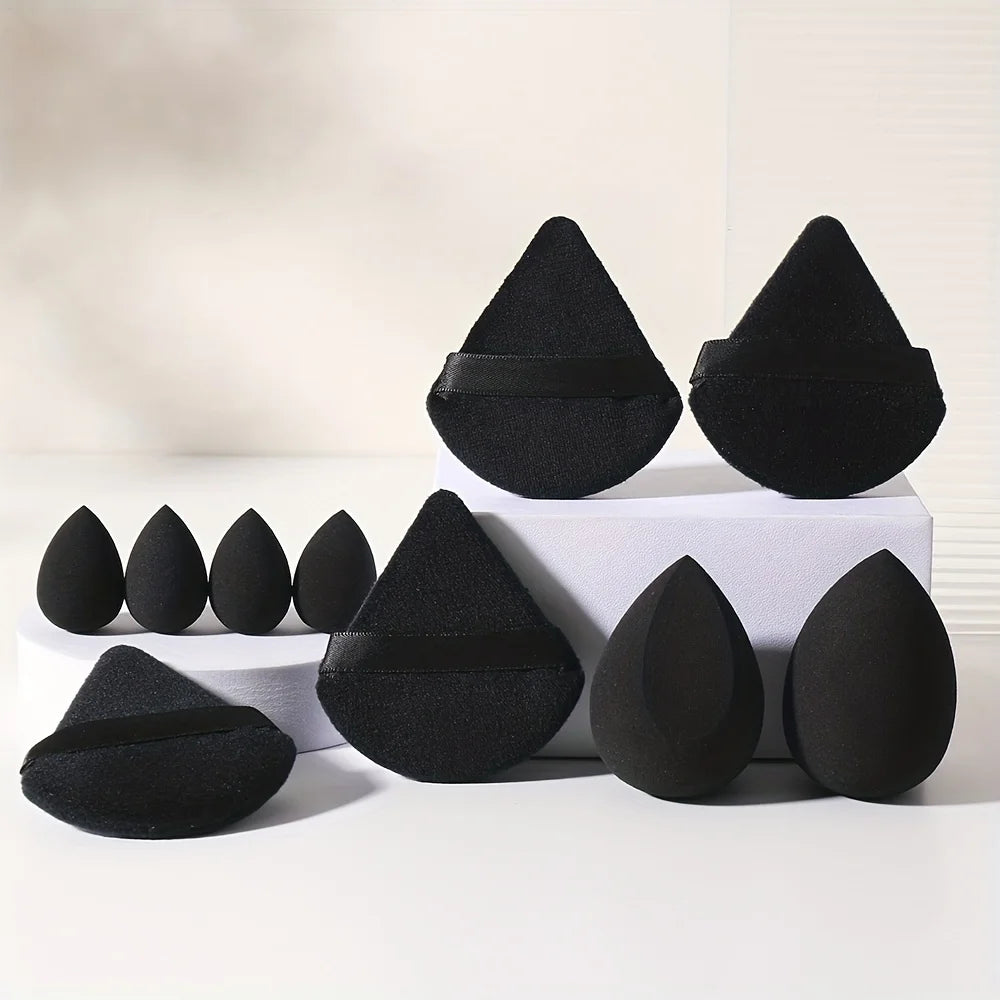 10PCS Cosmetic Puff Set Makeup Foundation Sponge Women Powder Puff Makeup tools Wholesale Make up Blender