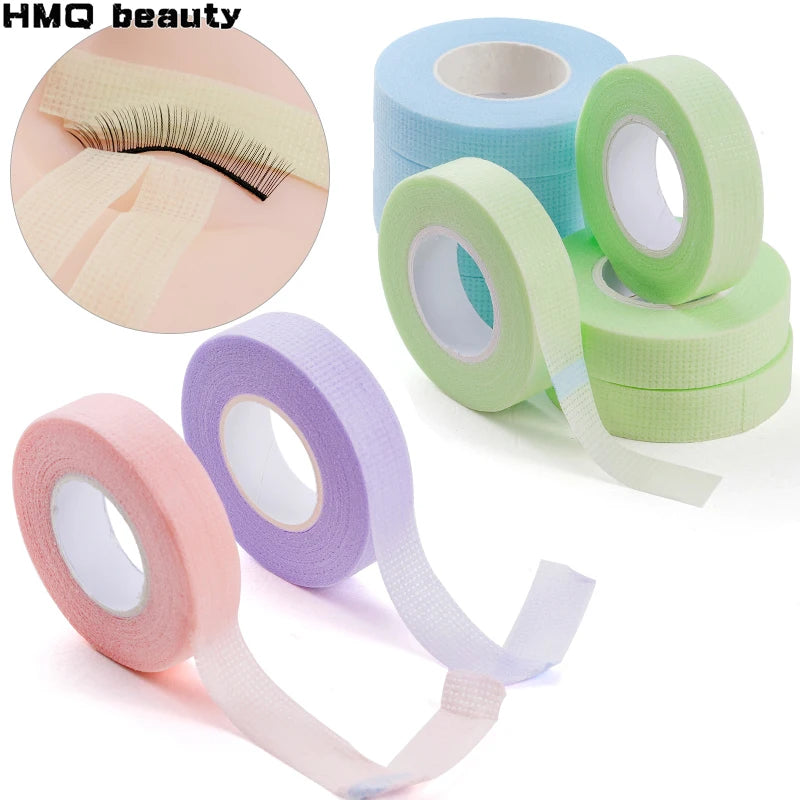 5PCS Eyelashes Extension Tape Micropore Non-Woven Lash Tape Breathable Easy To Tear Medical Tape Makeup Tools Lashistas Supplies