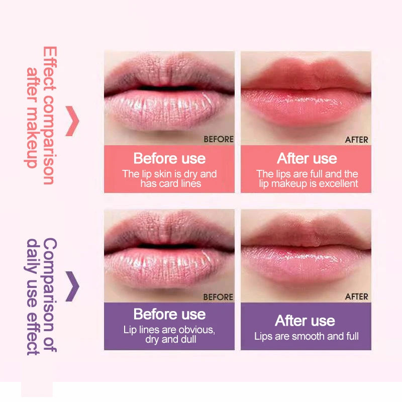 PTWOP Lip Sleep Mask Moisturizing Nourish Repair Hydrated Fade Lip Lines Anti-cracking Day And Night  Maintenance Lip Balm Care