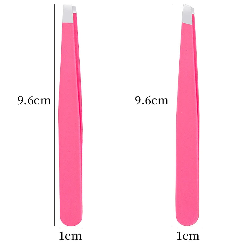 1 Pc Eyebrows Tweezers Trimmer Professional Beard Eyelash Brow Face Hair Removal Tweezer Beautfy Makeup Stainless Steel Tools