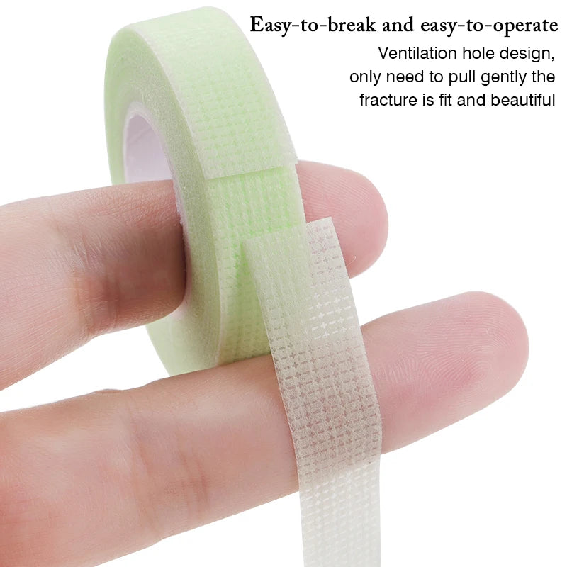 5PCS Eyelashes Extension Tape Micropore Non-Woven Lash Tape Breathable Easy To Tear Medical Tape Makeup Tools Lashistas Supplies