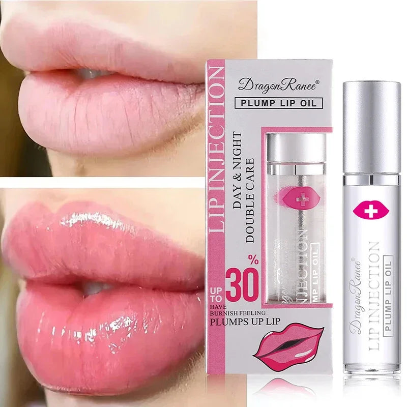 Instant Volumising Lip Plumper Oil Lip Enhancer Lip Gloss Plumping Serum Moisturizing Anti-Wrinkle Lipstick Sexy Lip Care Makeup