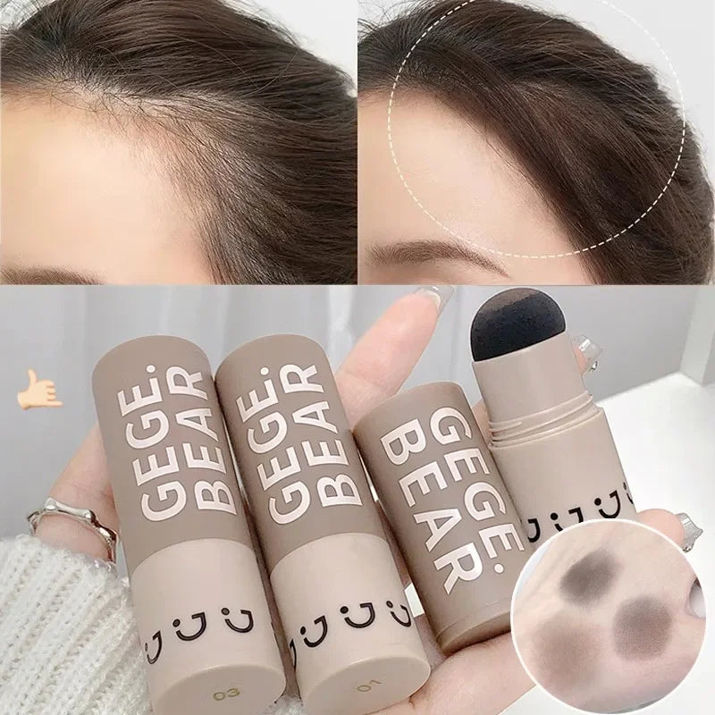 Modified Hairline Powder Stick Instantly Black Root Cover Up Waterproof Natural Refill Fluffy Hair Edge Shadow Eyebrow Makeup