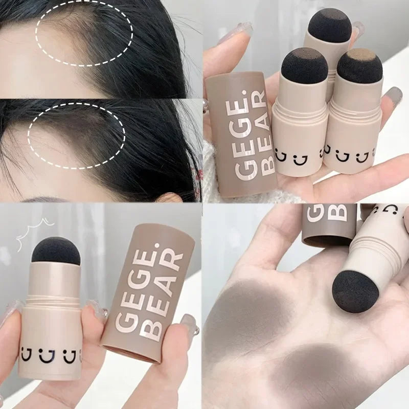 Modified Hairline Powder Stick Instantly Black Root Cover Up Waterproof Natural Refill Fluffy Hair Edge Shadow Eyebrow Makeup