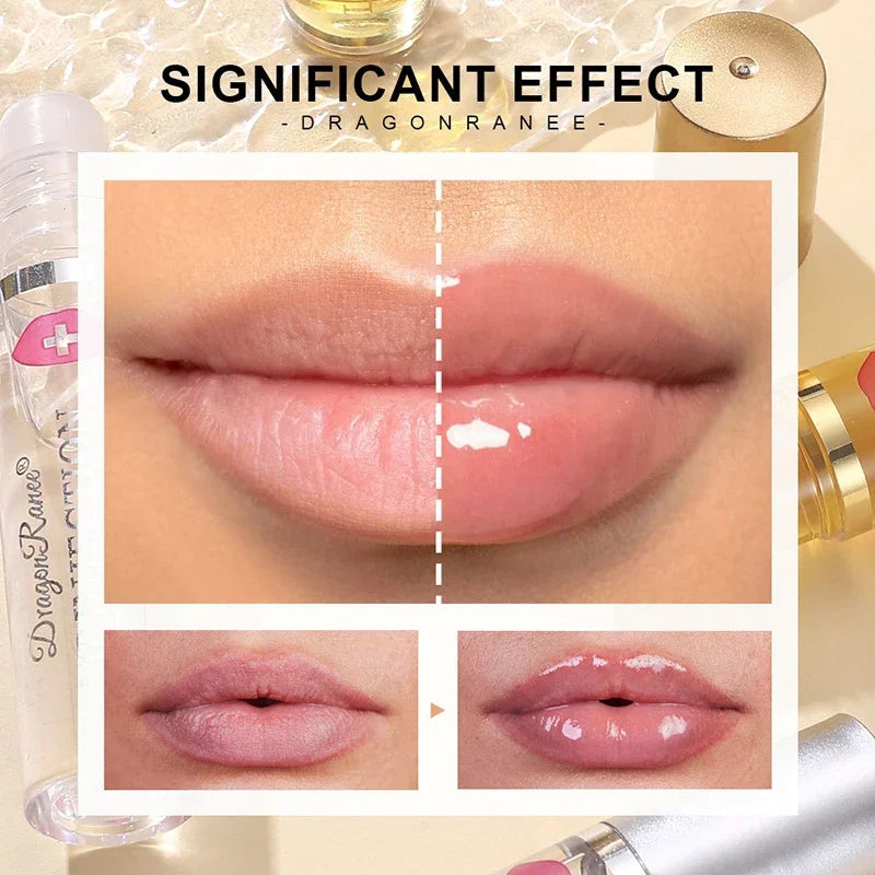 Instant Volumising Lip Plumper Oil Lip Enhancer Lip Gloss Plumping Serum Moisturizing Anti-Wrinkle Lipstick Sexy Lip Care Makeup