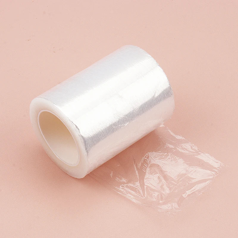 1 Roll Eyebrow Clear Wrap Cover Preservative Film Tattoo Film Permanent Makeup For Tattoo Lashes Lips Transparent Film Supplies