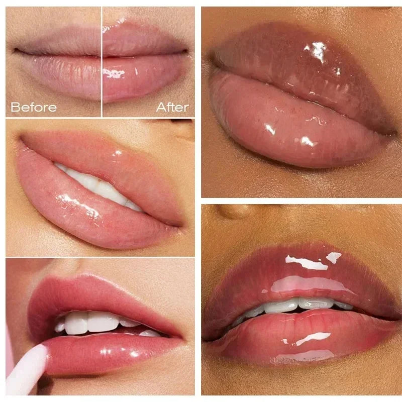 Instant Volumising Lip Plumper Oil Lip Enhancer Lip Gloss Plumping Serum Moisturizing Anti-Wrinkle Lipstick Sexy Lip Care Makeup