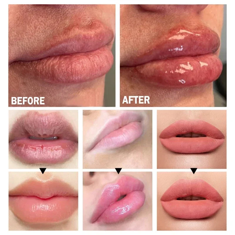 New Instant Lip Oil Plumper Volumising Moisturizing Lip Repairing Fade Lip Lines Brighten lip plumping gloss Oil Lips Care 2024