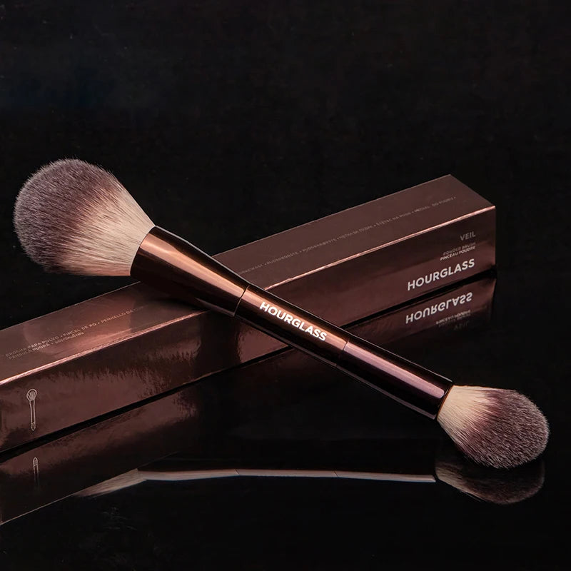 Hourglass Makeup Brush Set & Kit Include Powder Foundation Concealer Lip Blusher Bronzer Eyeshadow Eyeliner Highlight Brush