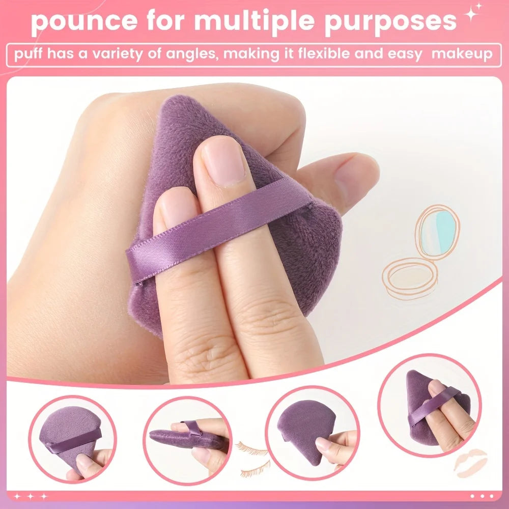 10PCS Cosmetic Puff Set Makeup Foundation Sponge Women Powder Puff Makeup tools Wholesale Make up Blender