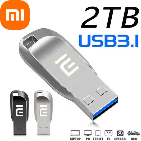 Xiaomi Flash Drives 2TB Usb 3.0 Mini High Speed Metal Pendrive 1TB 512GB Stick Portable Drive Waterproof Memoria Storage U Disk