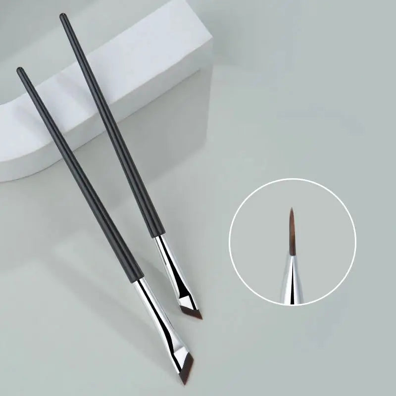 Upgrade Blade Eyeliner Brush Ultra Thin Fine Angle Flat Eyebrow Brush Liner Brow Place Makeup Brush Precise Detail Brush