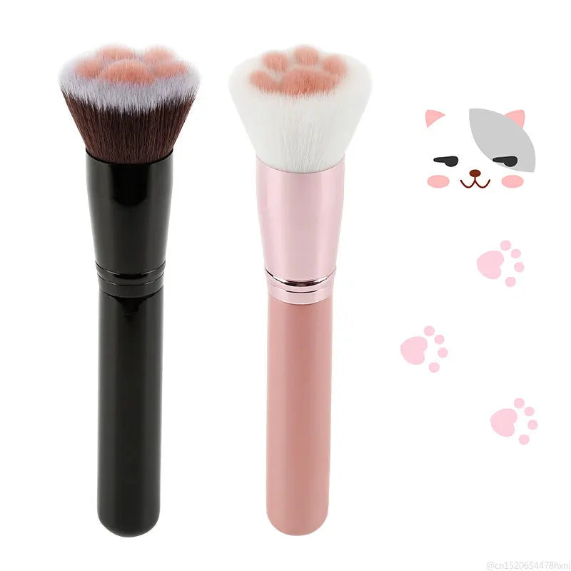 Dropship Cat Claw Shape Makeup Brushes Cute Powder Brush Cosmetics Foundation Powder Blush Eyeshadow Concealer Brush Beauty Tool