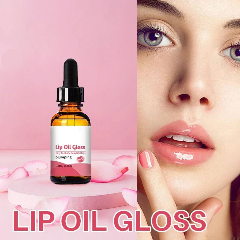 Instant Volumising Lips Serum Plumper Repairing Reduce Fine Lines Long Lasting Fuller Filler Bigger Lips Moisturizing Care Serum