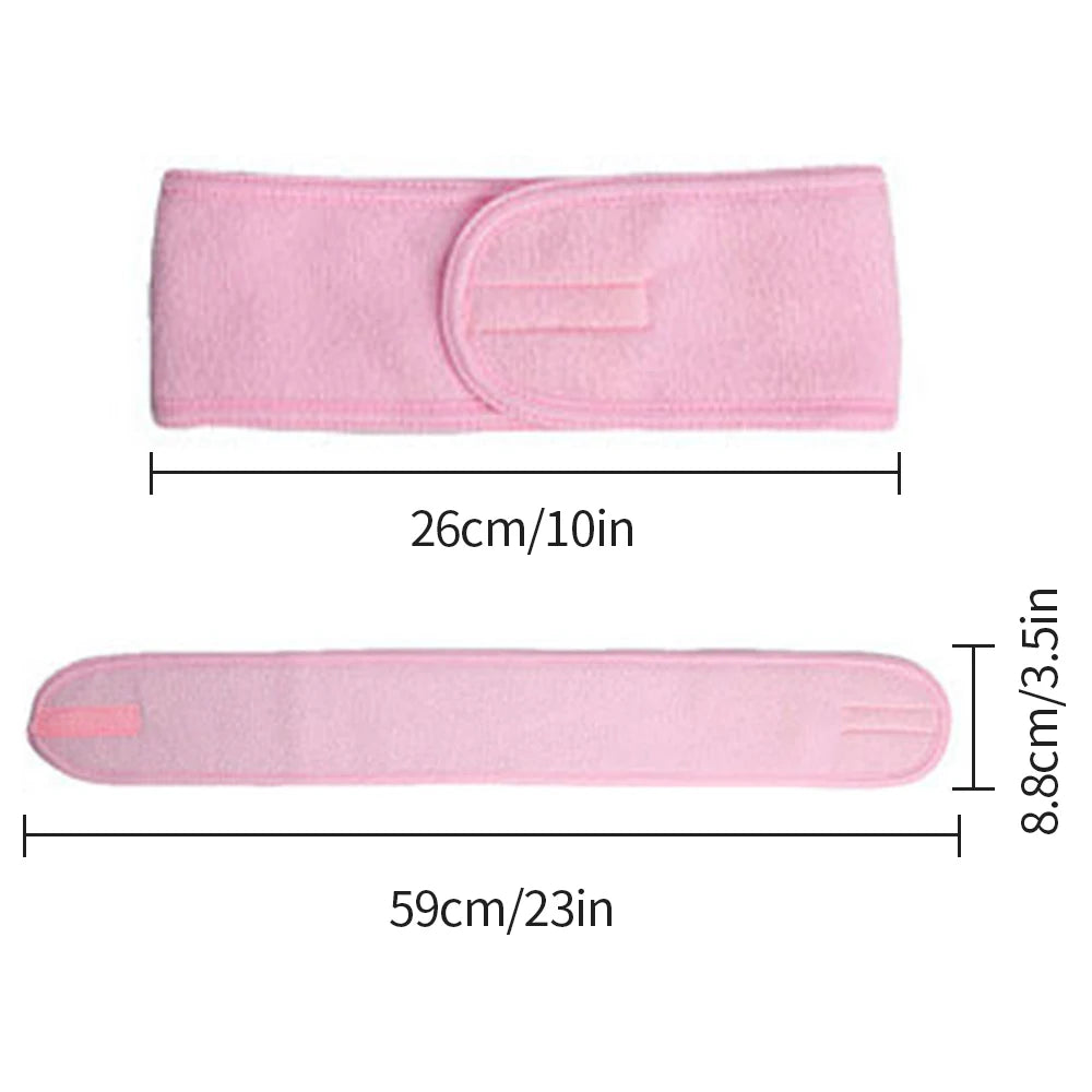 Eyelash Extension Headband Makeup Eyelash Extension Supplies Lashes Accessories Face Washing Bath SPA Facial Adjustable Headband